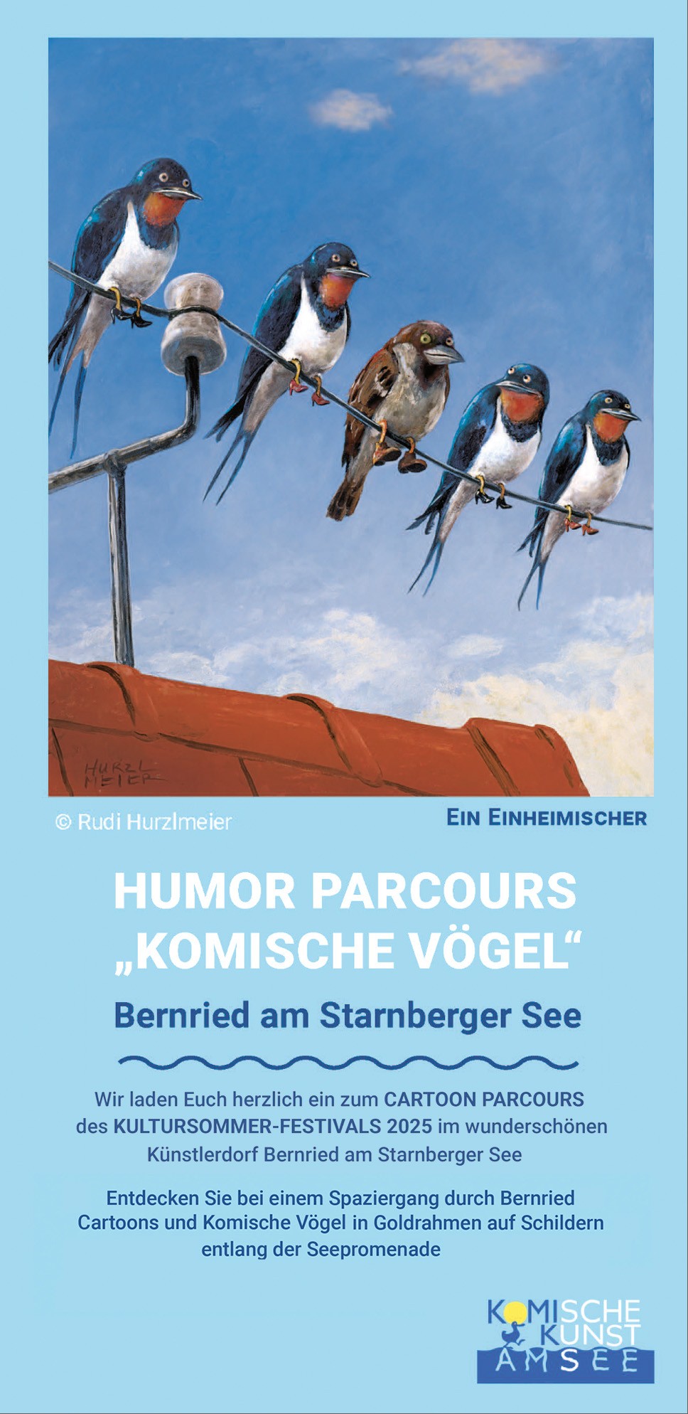 Humor Parcours "komische Vögel"